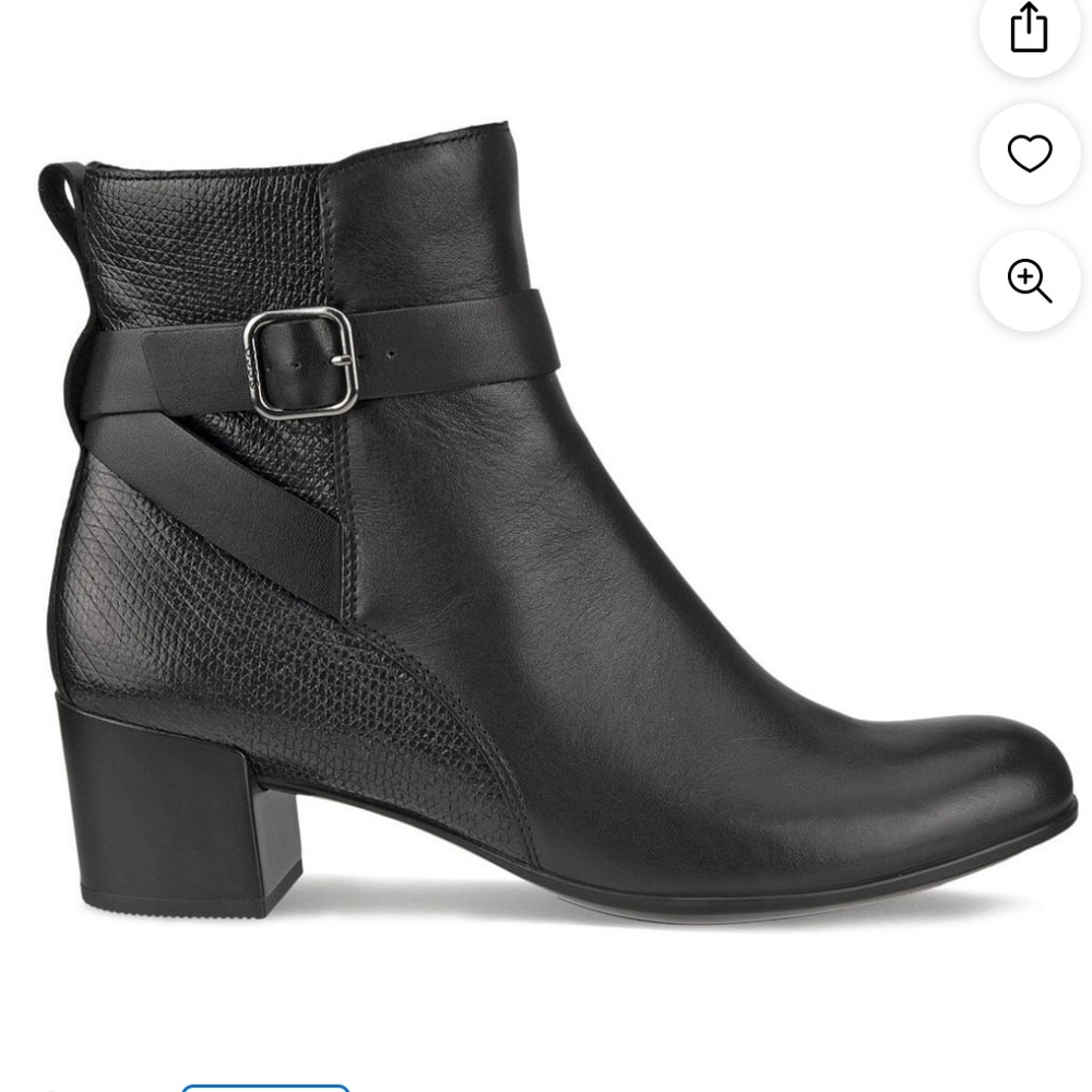 ECCO Women's Dress Classic 15 Ankle Boot Black/Black - 209913-51052 size 41 EUR